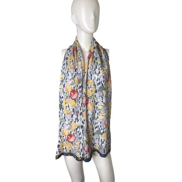 APNY WOMEN'S COLORFUL LIGHTWEIGHT RECTANGLE SCARF - Picture 2 of 4